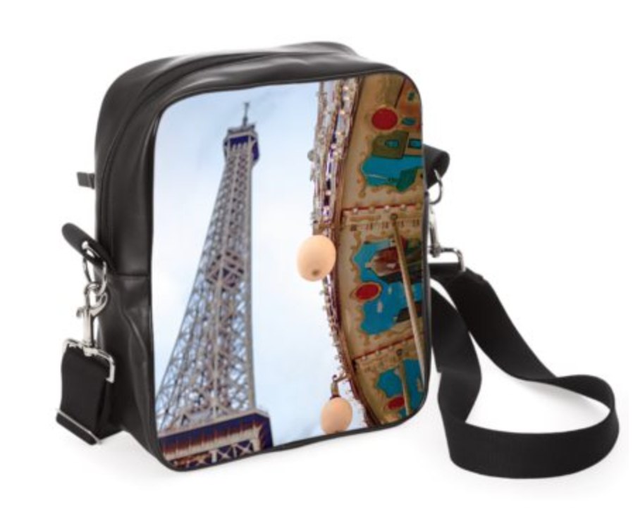 The Alannah All Leather Messenger Bag in "Parisel"