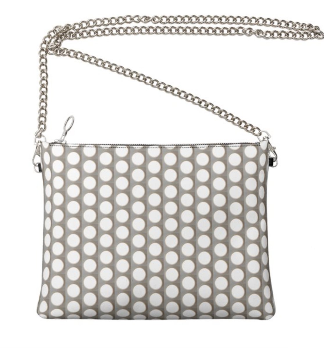 The Ann Marie Leather & Chain Crossbody in "Que Seurat Seurat"