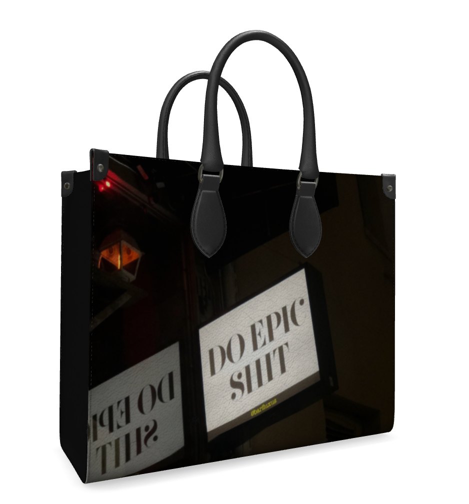 The Judith Elizabeth Leather Shopper in "It's a Sign" ~ San Francisco