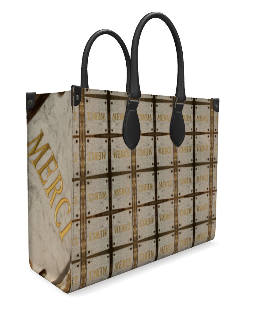 The Judith Elizabeth Leather Shopper in "Merci"