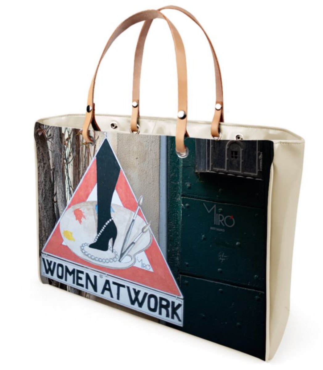 The T.L. Sophisticate in "Strade di Roma" (Shown: Ivory Beige Patent Vinyl)